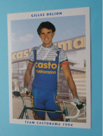 Gilles DELION > Team CASTORAMA 1994 ( Zie / Voir SCANS ) Nieuw ! - Wielrennen
