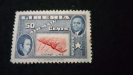 LİBERYA--1945-55   50C      DAMGAsız - Liberia