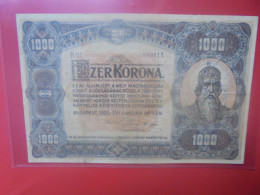 HONGRIE 1000 KORONA 1920 Circuler (B.33) - Hungría