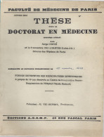 Livre - -these Doctorat En Medecine  Par Serge Conte -faculte De Paris - Formes Extensives Des Neuropathies Diphteriques - Ciencia