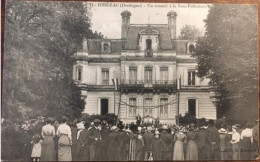 Cpa 24 ,Militaria, Ribérac, Un Concert à La Sous-Préfecture, Animée, CM Soldat Du 1 Er Escadron Du Train Equipages Mili - Riberac