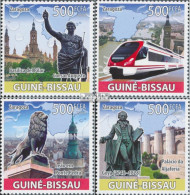 Guinea-Bissau 3914-3917 (kompl. Ausgabe) Postfrisch 2008 EXPO 2008 In Saragossa - Guinea-Bissau