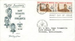 Boy Scouts Of America - Washington 1960 - Vgl. 92.000 Mitglieder Klagen Wegen Sexuellen Missbrauchs > Insolvenz 2020 - Storia Postale