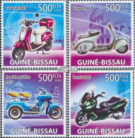 Guinea-Bissau 3889-3892 (kompl. Ausgabe) Postfrisch 2008 Motorroller - Guinea-Bissau