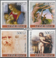 Guinea-Bissau 3633-3636 (kompl. Ausgabe) Postfrisch 2007 Leonardo Da Vinci / Gemälde - Guinea-Bissau