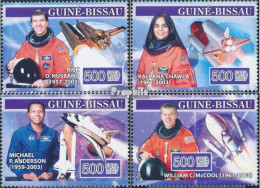 Guinea-Bissau 3530-3533 (kompl. Ausgabe) Postfrisch 2007 Space Shuttle Columbia - Guinée-Bissau