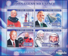 Guinea-Bissau 3526-3529 Kleinbogen (kompl. Ausgabe) Postfrisch 2007 Weltraum John Glenn - Guinée-Bissau