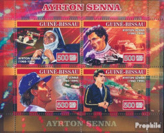 Guinea-Bissau 3516-3519 Kleinbogen (kompl. Ausgabe) Postfrisch 2007 Ayrton Senna - Guinea-Bissau