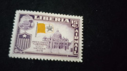 LİBERYA--1945-55   15C      DAMGAsız - Liberia