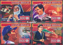 Guinea-Bissau 3516-3519 (kompl. Ausgabe) Postfrisch 2007 Ayrton Senna - Guinée-Bissau