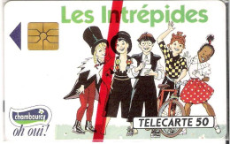 France: France Telecom 07/92 En404 Chambourcy (Nestlé), Les Intrépides. NSB - 1992