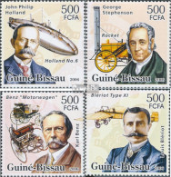 Guinea-Bissau 3346-3349 (kompl. Ausgabe) Postfrisch 2006 Verkehrspioniere - Guinea-Bissau