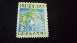 LİBERYA--1945-55   8C      DAMGAsız - Liberia