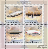 Guinea-Bissau 3334-3337 Kleinbogen (kompl. Ausgabe) Postfrisch 2006 Luftschiffe (Zeppeline) - Guinée-Bissau