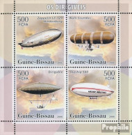Guinea-Bissau 3334-3337 Kleinbogen (kompl. Ausgabe) Postfrisch 2006 Luftschiffe (Zeppeline) - Guinea-Bissau