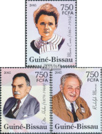 Guinea-Bissau 3177-3179 (kompl. Ausgabe) Postfrisch 2005 Nobelpreisträger - Chemie - Guinée-Bissau