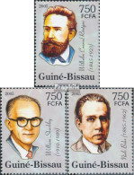 Guinea-Bissau 3174-3176 (kompl. Ausgabe) Postfrisch 2005 Nobelpreisträger - Physik - Guinée-Bissau