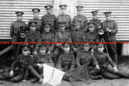 F015760 Kent Cyclist Battalion. Photo With Men In Uniform. WW1. 1915 - REPRODUCTION - Other & Unclassified