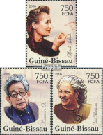 Guinea-Bissau 3171-3173 (kompl. Ausgabe) Postfrisch 2005 Nobelpreisträger - Literatur - Guinée-Bissau