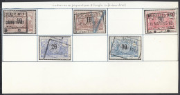 Belgique 1895 - Timbres Oblitérés. Entre TR 15 Et TR 25. Curiosité: Angle Du Cadre à Droite Brisé... (EB) AR-02472 - Gebraucht