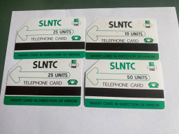 - 1 - Sierra Leone 4 Different Phonecards - Sierra Leona