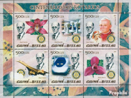 Guinea-Bissau 2902-2907 Kleinbogen (kompl. Ausgabe) Postfrisch 2005 Rotary International - Guinée-Bissau