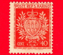 SAN MARINO - Nuovo - 1945 - Stemmi Dei Castelli Di San Marino - San Marino - 40 - Unused Stamps