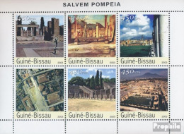 Guinea-Bissau 2375-2380 Kleinbogen (kompl. Ausgabe) Postfrisch 2003 Pompeji - Guinée-Bissau