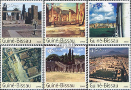 Guinea-Bissau 2375-2380 (kompl. Ausgabe) Postfrisch 2003 Pompeji - Guinée-Bissau