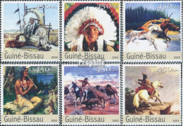 Guinea-Bissau 2357-2362 (kompl. Ausgabe) Postfrisch 2003 Amerikanische Indianer - Guinée-Bissau