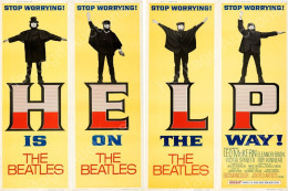 Musique - The Beatles - Help - Reproduction D'Affiche - CPM - Carte Neuve - Voir Scans Recto-Verso - Muziek En Musicus