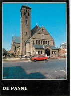 Automobiles - Belgique - De Panne - Zeeiaan En O.L.V. Kerk - Av. De La Mer Et Eglise Notre-Dame - Carte Neuve - CPM - Vo - Turismo