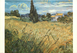Art - Peinture - Vincent Van Gogh - Les Blés Verts. 1889 - The Green Corn - CPM - Carte Neuve - Voir Scans Recto-Verso - Peintures & Tableaux