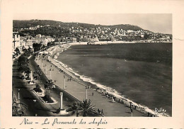 06 - Nice - La Promenade Des Anglais - Mention Photographie Véritable - Carte Dentelée - CPSM Grand Format - Voir Scans  - Andere & Zonder Classificatie