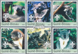 Guinea-Bissau 2351-2356 (kompl. Ausgabe) Postfrisch 2003 Koalas - Guinée-Bissau