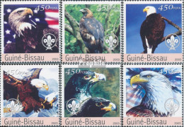 Guinea-Bissau 2345-2350 (kompl. Ausgabe) Postfrisch 2003 Greifvögel - Guinée-Bissau