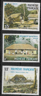 POLYNESIE N°256,257 Et 258 ** Neufs Sans Charnière Luxe MNH - Nuevos