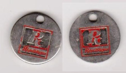 Jeton De Caddie " LA PEPUBLIQUE Du Centre "  Scann Recto-verso (J.Luc)_Je185 - Trolley Token/Shopping Trolley Chip