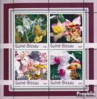 Guinea-Bissau 2091-2094 Kleinbogen (kompl. Ausgabe) Postfrisch 2003 Orchideen, Pilze - Guinée-Bissau