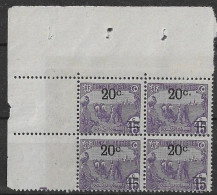 TUNISIE N°69 **  Bloc De 4  Neuf Sans Charnière MNH - Unused Stamps