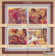 Guinea-Bissau 2077-2080 Kleinbogen (kompl. Ausgabe) Postfrisch 2003 Zirkus - Guinée-Bissau