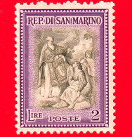 Nuovo - SAN MARINO - 1947 - Ricostruzione Alberoniana - San Marino Rialza La Repubblica, Opera Di P.Batoni - 2 - Unused Stamps