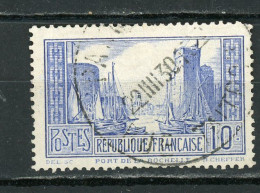 FRANCE : LA ROCHELLE - N° Yvert 261b Bleu Pale, Obli. Ronde De 1930 - Oblitérés