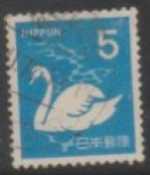 1971 JAPAN USED STAMP  ON BIRDS/ Cygnus Cygnus-Swan - Eenden