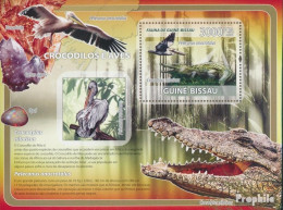 Guinea-Bissau Block 645 (kompl. Ausgabe) Postfrisch 2008 Krokodile, Vögel, Mineralien - Guinée-Bissau