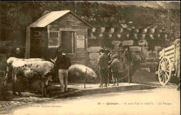 COMMERCE -  Carte Postale De Quimper - La Foire Aux Bestiaux - Le Pesage - L 152110 - Fiere