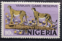 Nigeria 1973 Gepard Freimarken Mi 273/89° Nur Gepard 1v°gest. Von 17v Im Angebot - Nigeria (1961-...)