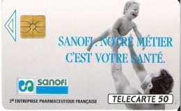 France: France Telecom 1990 D344B Sanofi - 1990