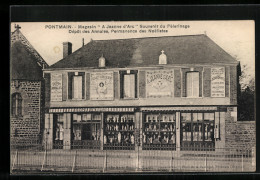 CPA Pontmain, Magasin A Jeanne D`Arc  - Pontmain