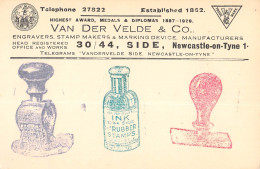 CPA PUBLICITE / TAMPON / VAN DER VELDE AND Co / ENGRAVERS / STAMP MAKERS / MANUFACTURERS - Publicidad